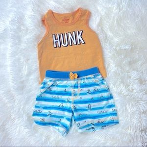 Cat & Jack | Baby boy Hunk Sz 3-6 summer outfit
